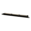 Tripp Lite N252-024-HU EATON TRIPP LITE SERIES 24-PORT 0.5U RACK-MOUNT CAT6/CAT5 110 PATCH PANEL 568B,