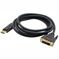 Addon DISPLAYPORT2DVI6F-5PK ADDON 5 PACK OF 6FT DISPLAYPORT MALE TO DVI-D DUAL LINK (24+1 PIN) MALE BLACK AD