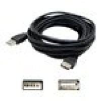 Addon USBEXTAA10FB USB 2.0(A) TO USB 2.0 (A) M TO F CABLE BLACK