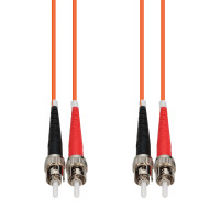 Addon ADD-ST-ST-10M6MMF ADDON 10M ST TO ST ORANGE OM1 DUPLEX OFNR (RISER-RATED) MMF FIBER PATCH CABLE