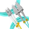 Addon ADD-LC-LC-25M5OM4 25M LOMM OM4 FIBER OPTIC MALE LC/LC 50/125 DUPLEX AQUA CABLE