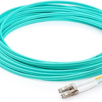 Addon ADD-LC-LC-25M5OM3 ADDON 25M LC TO LC AQUA OM3 DUPLEX OFNR (RISER-RATED) FIBER PATCH CABLE