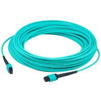 Addon ADD-MPOMPO-3M5OM4 ADDON 3M MPO/UPC TO MPO/UPC AQUA OM4 OFNR (RISER-RATED) 12-STRAND FIBER PATCH CA