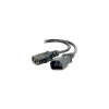 C2G 20941 POWER CORD - POWER IEC 320 EN 60320 C14 - MALE LEFT GENDER - POWER IEC 320 EN 60
