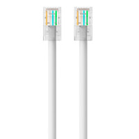 Belkin A3L791-04-WHT PATCH CABLE - RJ-45 (M) - RJ-45 (M) - 4 FT - ( CAT 5E ) - WHITE