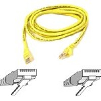 Belkin A3L791-04-YLW-S PATCH CABLE - RJ-45 (M) - RJ-45 (M) - 4 FT - UTP ( CAT 5E )