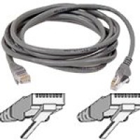 Belkin A3L791-100-S PATCH CABLE - RJ-45 (M) - RJ-45 (M) - 100 FT - ( CAT 5E ) - GRAY