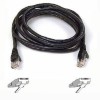 Belkin A3L980-100-BLKS 100FT CAT6 BLACK UTP SNAGLESS RJ45 M/M PATCH CABLE