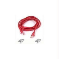 Belkin A3L980-30-RED-S PATCH CABLE - UNSHIELDED TWISTED PAIR (UTP) - MALE LEFT GENDER - MALE RIGHT GEND