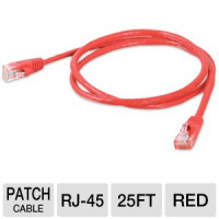 C2G CG15215 25FT CAT5E SNAGLESS UTP CABLE-RED