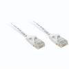 LEGRAND AV - C2G 19479 3FT CAT5E WHITE UTP PATCH CABLE MOLDED SNAGLESS