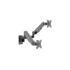 Siig CE-MT2M12-S1 PREMIUM ALUMINUM GAS SPRING WALL MOUNT DUAL MONITOR