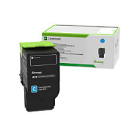 Lexmark 78C1XCE LEXMARK 78C1XCE CYAN CORPORATE TONER CARTRIDGE FOR USE IN CS/CX421,52X,62X ESTIM