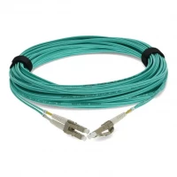 Addon ADD-LC-LC-16M5OM4 16M LC TO LC AQUA OM4 DUPLEX OFNR (RISER-RATED) FIBER PATCH CABLE