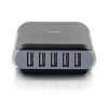 C2G 20278 C2G 5-PORT USB WALL CHARGER - AC TO USB ADAPTER, 5V 8A OUTPUT - PHONE CHARGER -