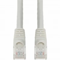 Addon ADD-18FCAT6-WE ADDON 18FT WHITE CAT 6 PVC ETHERNET CABLE SNAGLESS BUBBLE BOOT RJ-45 M/M