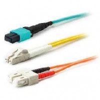 Addon ADD-LC-LC-3M5OM4P ADDON 3M LC TO LC AQUA OM4 DUPLEX OFNP (PLENUM-RATED) FIBER PATCH CABLE