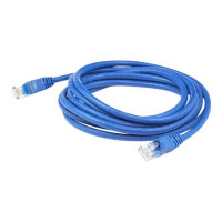 Addon ADD-16FCAT6-BE ADDON 16FT BLUE CAT 6 PVC ETHERNET CABLE SNAGLESS BUBBLE BOOT RJ-45 M/M