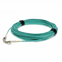 Addon ADD-LC-LC-14M5OM4P ADDON 14M LC TO LC AQUA OM4 DUPLEX OFNP (PLENUM-RATED) FIBER PATCH CABLE