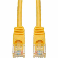 Addon ADD-2FCAT6-YW ADDON 2FT YELLOW CAT 6 PVC ETHERNET CABLE SNAGLESS BUBBLE BOOT RJ-45 M/M