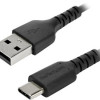 Startech RUSB2CC1MW ARAMID FIBER SHELTERS DURABLE USB C TO USB C CHARGER CABLE FROM STRESS OF BENDS
