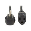 Eaton P024-006-15D EATON TRIPP LITE SERIES POWER EXTENSION CORD, RIGHT-ANGLE NEMA 5-15P TO NEMA 5-1