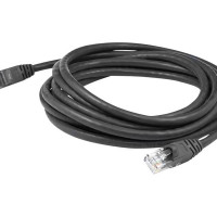 Addon ADD-1FCAT6A-BK 1FT BLACK CAT6A UTP PVC SNAGLESS BUBBLE BOOT PATCH CBL