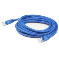 Addon ADD-12FCAT6-BE ADDON 12FT BLUE CAT 6 PVC ETHERNET CABLE SNAGLESS BUBBLE BOOT RJ-45 M/M