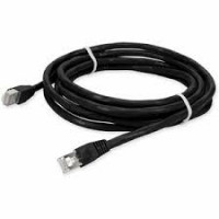Addon ADD-10FCAT6S-BK ADDON 10FT BLACK CAT 6 SHIELDED PVC ETHERNET CABLE SNAGLESS EASY CLEAR BOOT RJ-4
