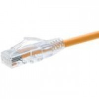 UNC Group 10149 UNC GROUP 4 FOOT CAT6 SNAGLESS CLEARFIT PATCH CABLE ORANGE - CAT6 PATCH CABLE C