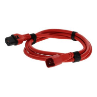 Addon ADD-C13LK2C14LK14AWG2FTRD 2FT INDUSTRY STD C13/C14 10A RED PWR CBL