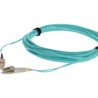 Addon ADD-SC-SC-0-5M5OM4 50CM SC (MALE) TO SC (MALE) AQUA OM4 DUPLEX OFNR (RISER-RATED) FIBER PATCH CABLE