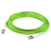 Addon ADD-LC-LC-30M5OM5 ADDON 30M LC TO LC LIME GREEN OM5 DUPLEX OFNR (RISER-RATED) FIBER PATCH CABLE