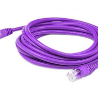 Addon ADD-40FSLCAT6-PE 40FT PURPLE CAT 6 SLIM PVC ETHERNET CABLE SNAGLESS CLEAR-CLAW RJ-45 M/M