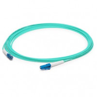 Addon ADD-LC-LC-3MS5OM4 ADDON 3M LC TO LC AQUA OM4 SIMPLEX OFNR (RISER-RATED) FIBER PATCH CABLE