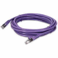 Addon ADD-50FSLCAT6-PE 50FT PURPLE CAT 6 SLIM PVC ETHERNET CABLE SNAGLESS CLEAR-CLAW RJ-45 M/M