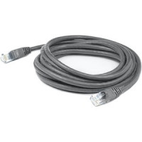 Addon ADD-5FSLCAT6-GY 5FT GRAY CAT 6 SLIM PVC ETHERNET CABLE SNAGLESS CLEAR-CLAW RJ-45 M/M