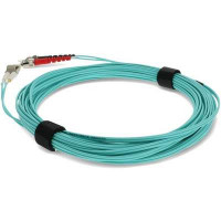 Addon ADD-ST-LC-0-3M5OM4 0.3M ST TO LC AQUA OM4 DUPLEX OFNR (RISER-RATED) FIBER PATCH CABLE