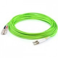 Addon ADD-SC-LC-6M5OM5 6M SC TO LC LIME GREEN OM5 DUPLEX OFNR (RISER-RATED) FIBER PATCH CABLE