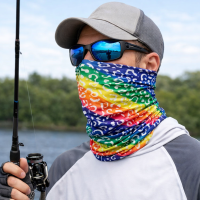 Neck Gaiter Face Cover Mask UV Cooling Tube Bandana Fishing Biking 5 Pack
