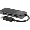 Startech MST14DP123DP 3-PORT DISPLAYPORT MULTI-MONITOR ADAPTER DRIVES 2X 4K 30HZ + 1X 4K 60HZ DP DISPL