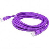 Addon ADD-9FCAT6S-PE 9FT PURPLE CAT 6 SHIELDED PVC ETHERNET CABLE SNAGLESS EASY CLEAR BOOT RJ-45 M/M