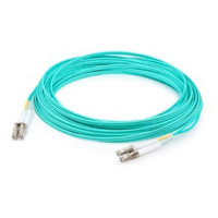 Addon ADD-LC-LC-34M5OM4 ADDON 34M LC TO LC AQUA OM4 DUPLEX OFNR (RISER-RATED) FIBER PATCH CABLE