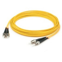 Addon ADD-ST-ST-10M9SMF-TAA ADDON 10M ST TO ST YELLOW OS2 DUPLEX OFNR (RISER-RATED) TAA SMF FIBER PATCH CABL