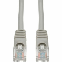 Addon ADD-6FCAT5E-GY 6FT GRAY CAT 5E PVC ETHERNET CABLE SNAGLESS BUBBLE BOOT RJ-45 M/M