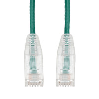 Addon ADD-7FSLCAT6-GN ADDON 7FT GREEN CAT 6 SLIM PVC ETHERNET CABLE SNAGLESS CLEAR-CLAW RJ-45 M/M