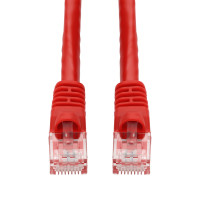 Addon ADD-5FSLCAT6A-RD 5FT RED CAT 6A SLIM PVC ETHERNET CABLE SNAGLESS CLEAR-CLAW RJ-45 M/M