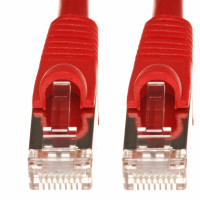 Addon ADD-15FCAT6S-RD ADDON 15FT RED CAT 6 SHIELDED PVC ETHERNET CABLE SNAGLESS EASY CLEAR BOOT RJ-45