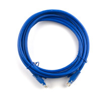 Addon ADD-7FSLCAT6-BE ADDON 7FT BLUE CAT 6 SLIM PVC ETHERNET CABLE SNAGLESS CLEAR-CLAW RJ-45 M/M