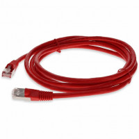 Addon ADD-25FSLCAT6-RD ADDON 25FT RED CAT 6 SLIM PVC ETHERNET CABLE SNAGLESS CLEAR-CLAW RJ-45 M/M